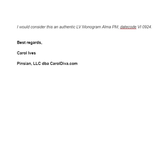 Authentic Louis Vuitton alma tote handbag - Picture 13 of 13